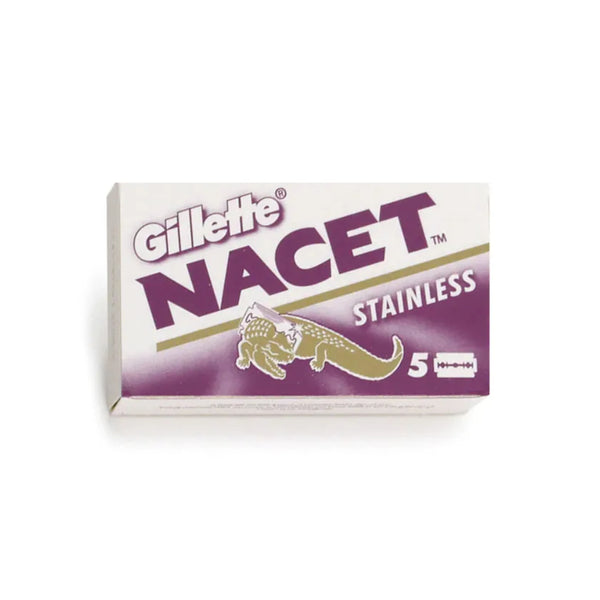 Gillette Nacet Stainless Rasierklingen - No More Beard