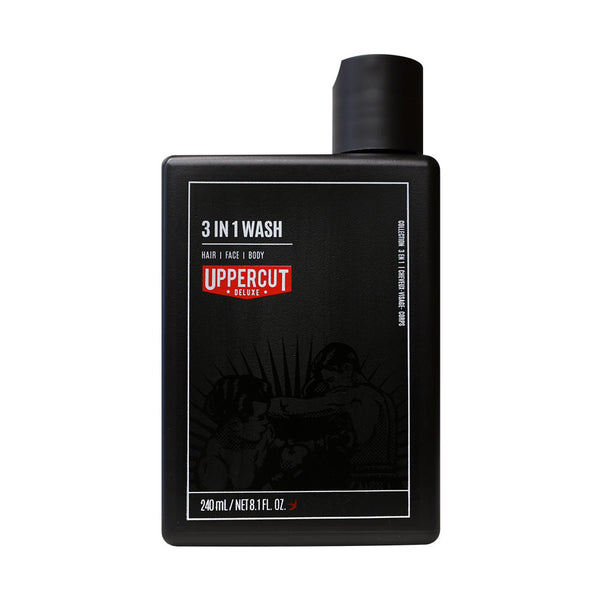 Uppercut Deluxe 3 in 1 Wash - Shampoo für Haare und Körper - No More Beard