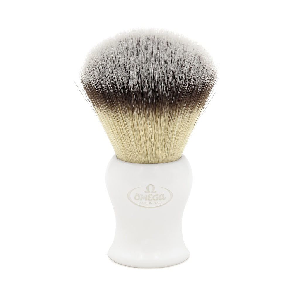 Omega Hi-Brush 46904 Rasierpinsel aus synthetischen Fasern - No More Beard