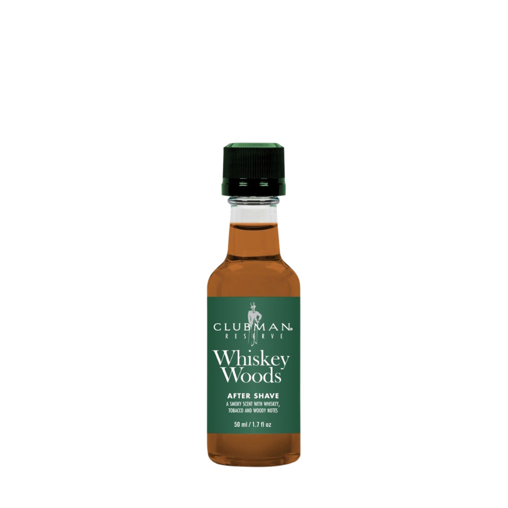 Clubman Pinaud Whiskey Woods Aftershave Cologne in Reisegröße - No More Beard