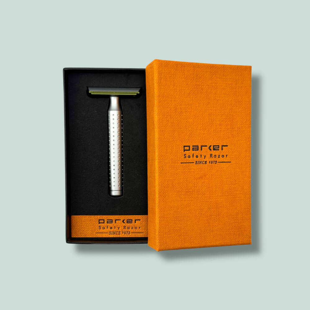 Parker AeroShave Aluminum S Rasierhobel - No More Beard