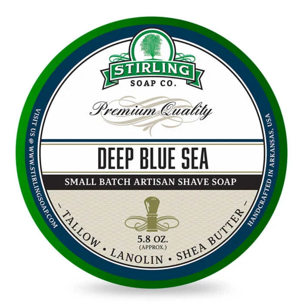 Stirling Deep Blue Sea Rasierseife - No More Beard