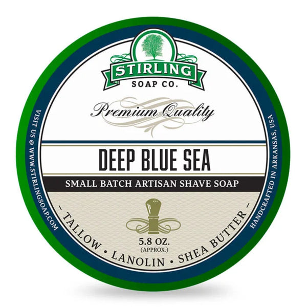 Stirling Deep Blue Sea Rasierseife - No More Beard