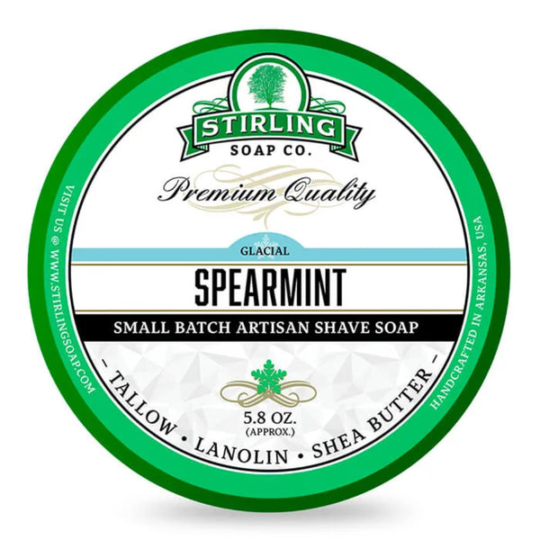Stirling Glacial Spearmint Rasierseife - No More Beard