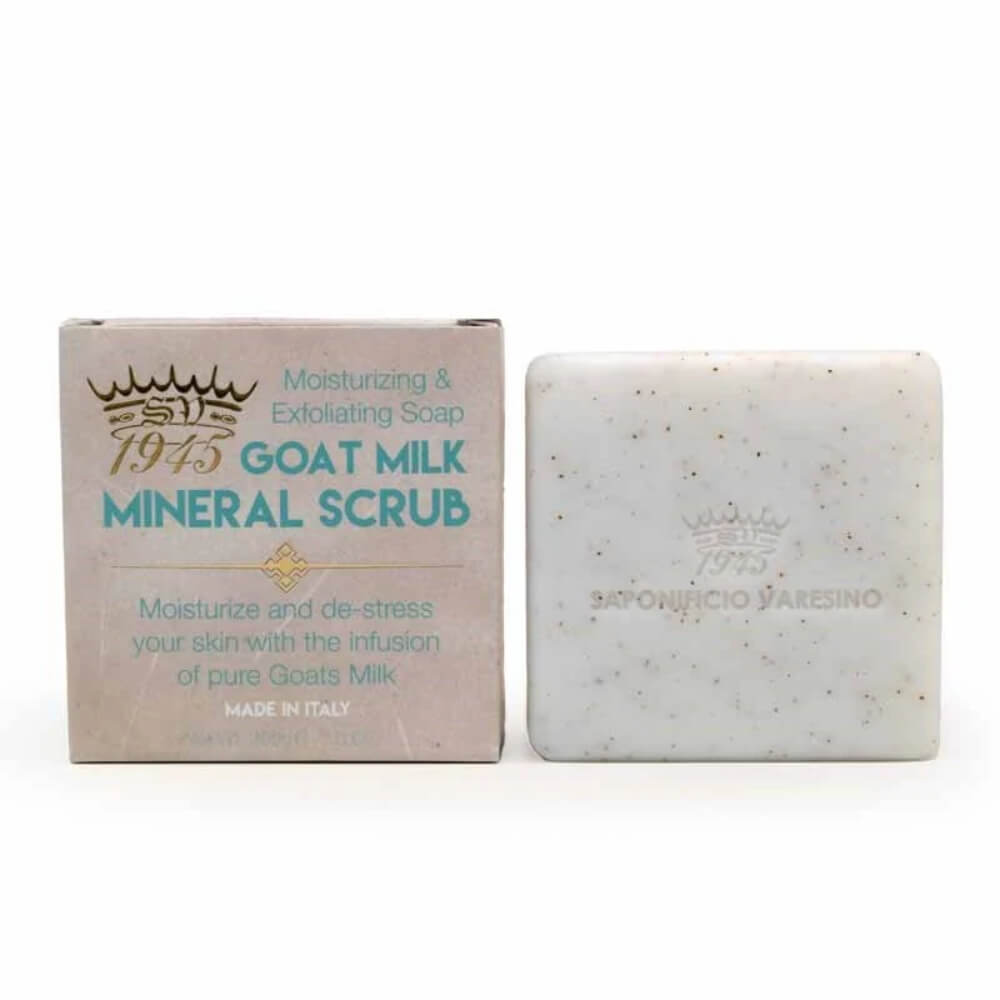 Saponificio Varesino Mineral Scrub Seife Goat Milk - Ziegenmilch - No More Beard