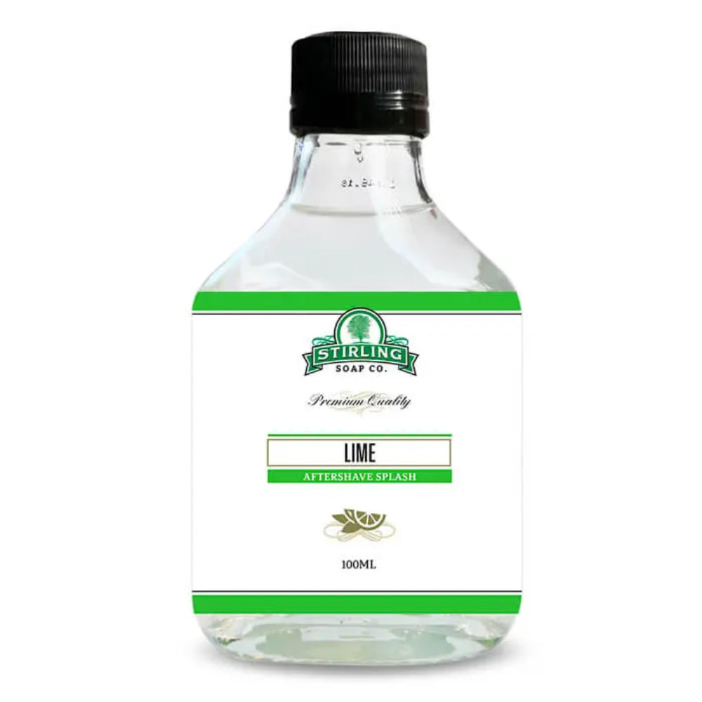 Stirling Lime Aftershave Splash – Rasierwasser - No More Beard