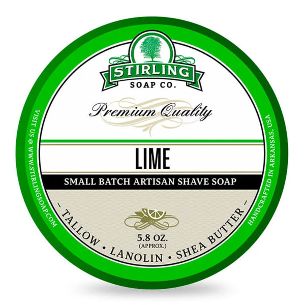 Stirling Lime Rasierseife - No More Beard