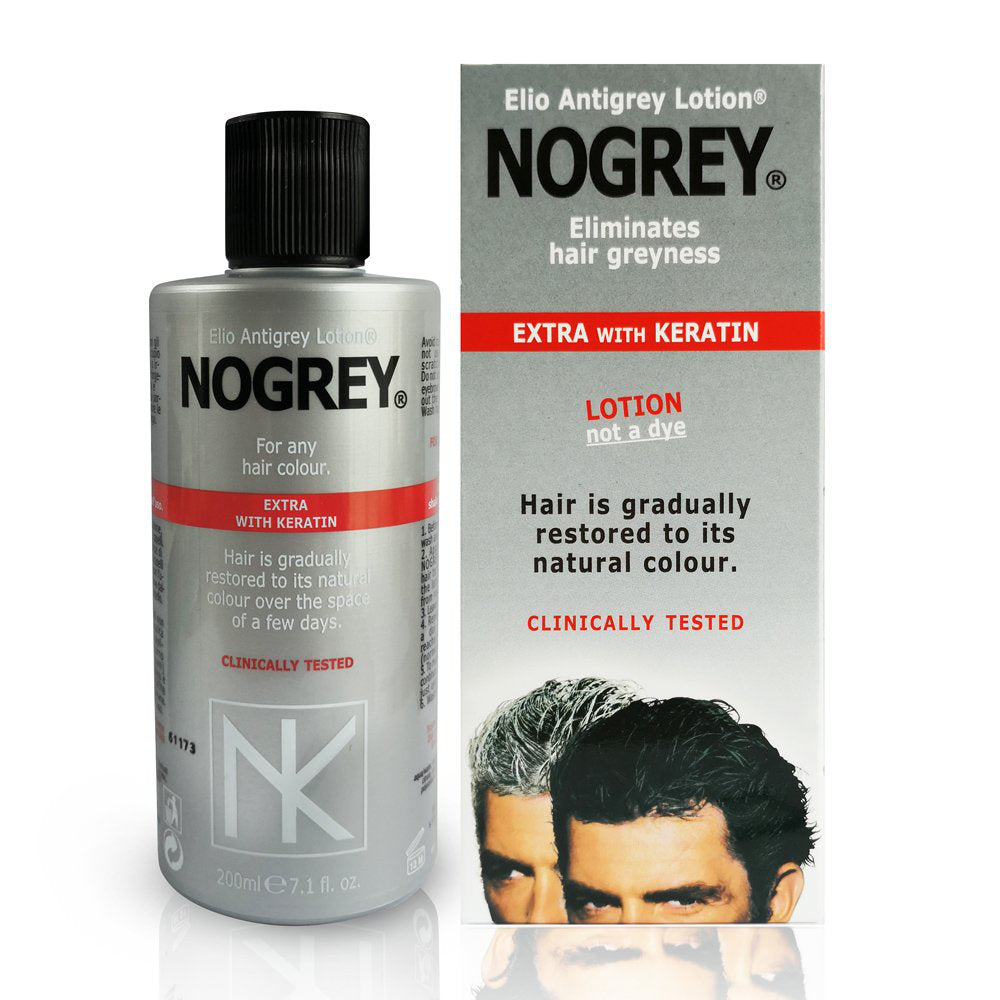 NoGrey Antigrey Lotion – Haarwasser mit Keratin gegen graues Haar - No More Beard