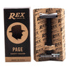 Rex Page Jet Black Aluminium Rasierhobel - No More Beard