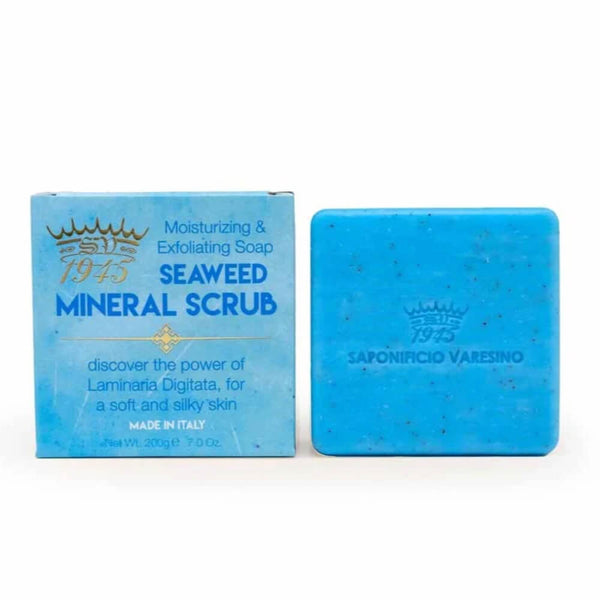 Saponificio Varesino Mineral Scrub Seife Seaweed - Meeresalgen - No More Beard