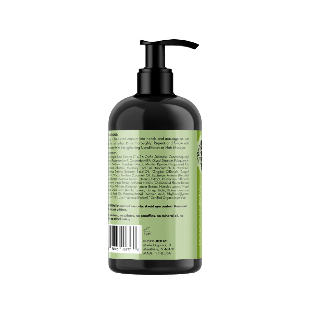 Mielle Rosemary Mint Strengthening Shampoo - No More Beard