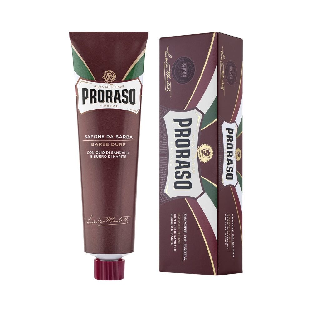 Proraso Moisturizing und Nourishing Rasiercreme (Rot) - No More Beard