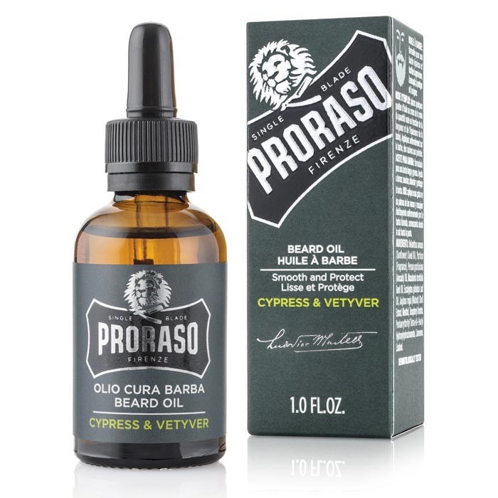 Proraso Bartöl Oil Cypress & Vetyver - No More Beard