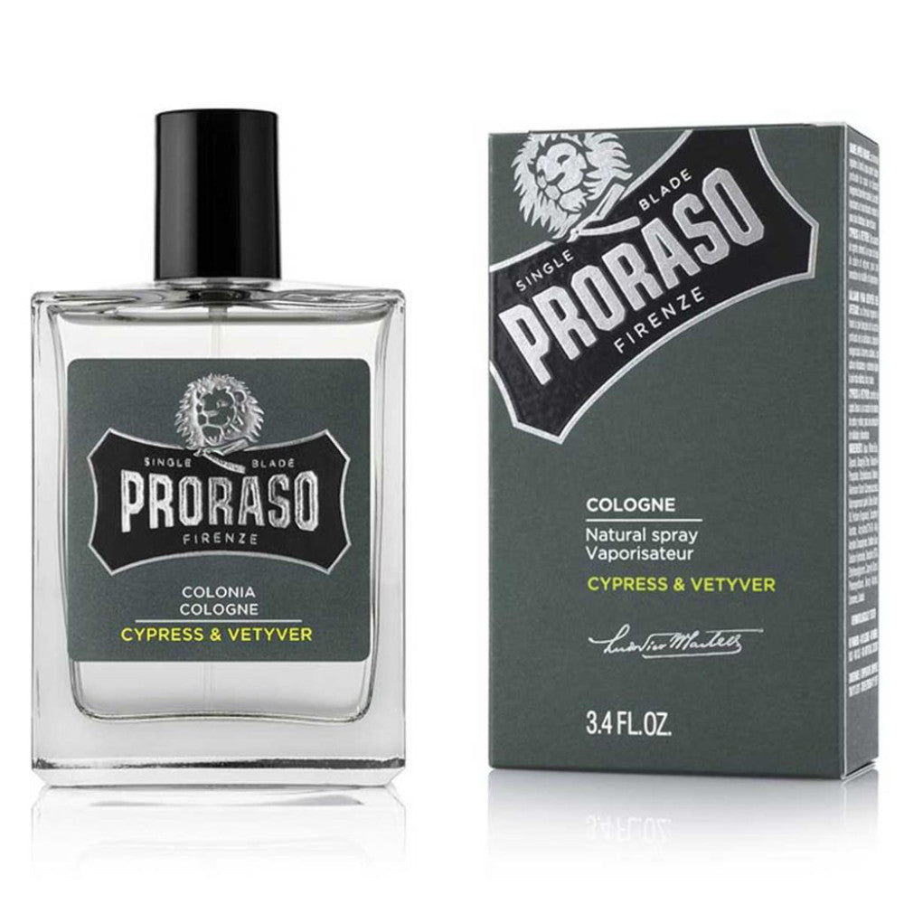 Proraso Eau de Cologne Cypress & Vetyver - Kölnisch Wasser - No More Beard