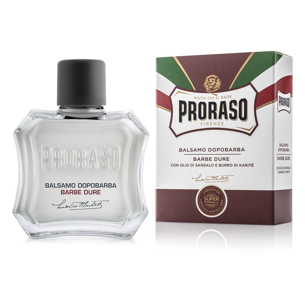 Proraso After Shave Balsam Barbe Dure - Rot - No More Beard