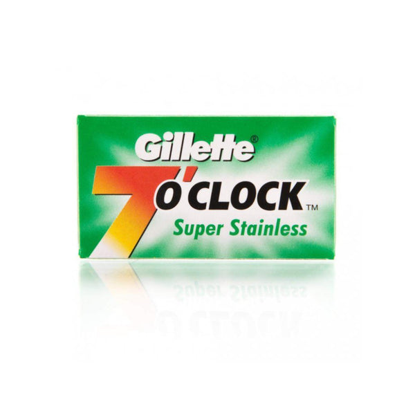 Gillette 7 o'clock Super Stainless Rasierklingen - No More Beard