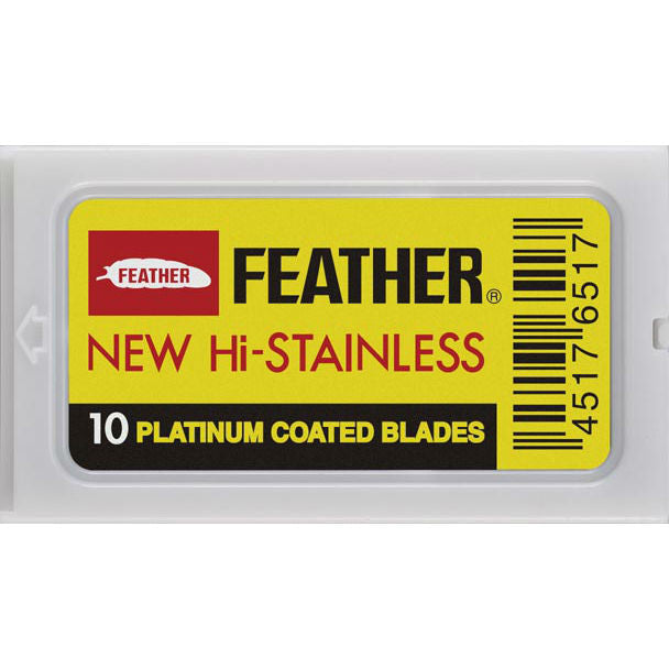 Feather Hi-Stainless Rasierklingen - No More Beard