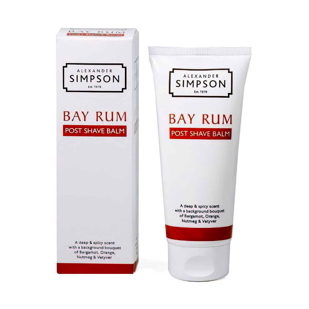 Simpson Post Shave Balm Bay Rum - Aftershave Balsam - No More Beard