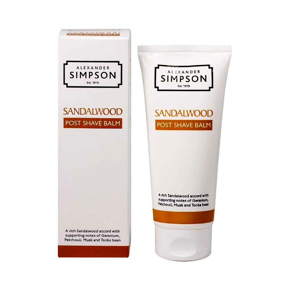 Simpson Post Shave Balm Sandalwood - Aftershave Balsam - No More Beard