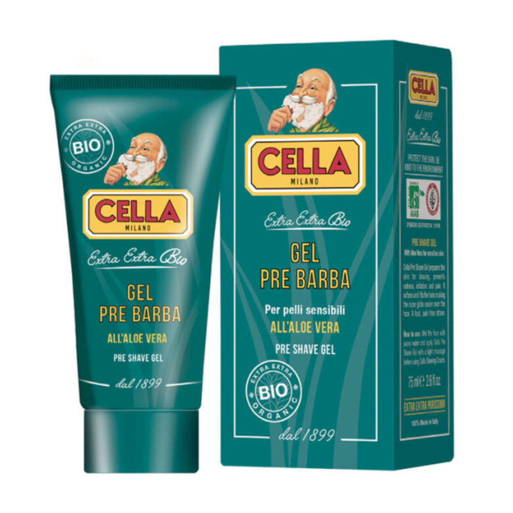 Cella Bio Pre-Shave Gel vor der Rasur - No More Beard