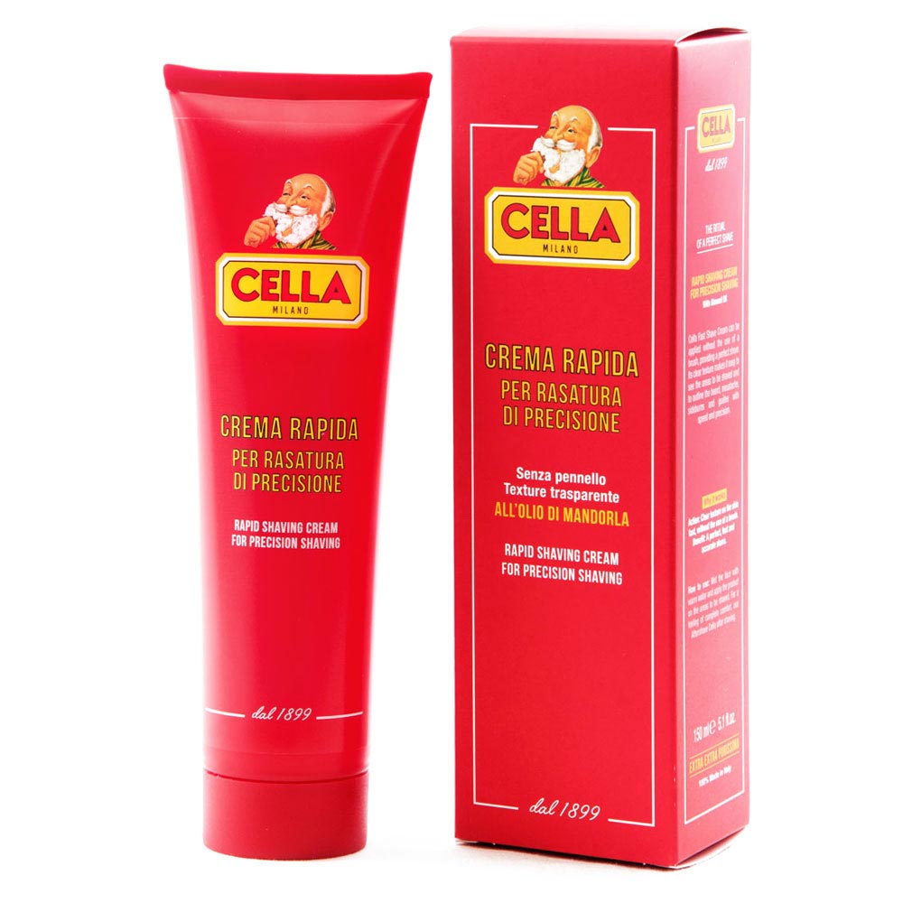 Cella Rapid Rasiercreme (farblos & pinsellos) - No More Beard