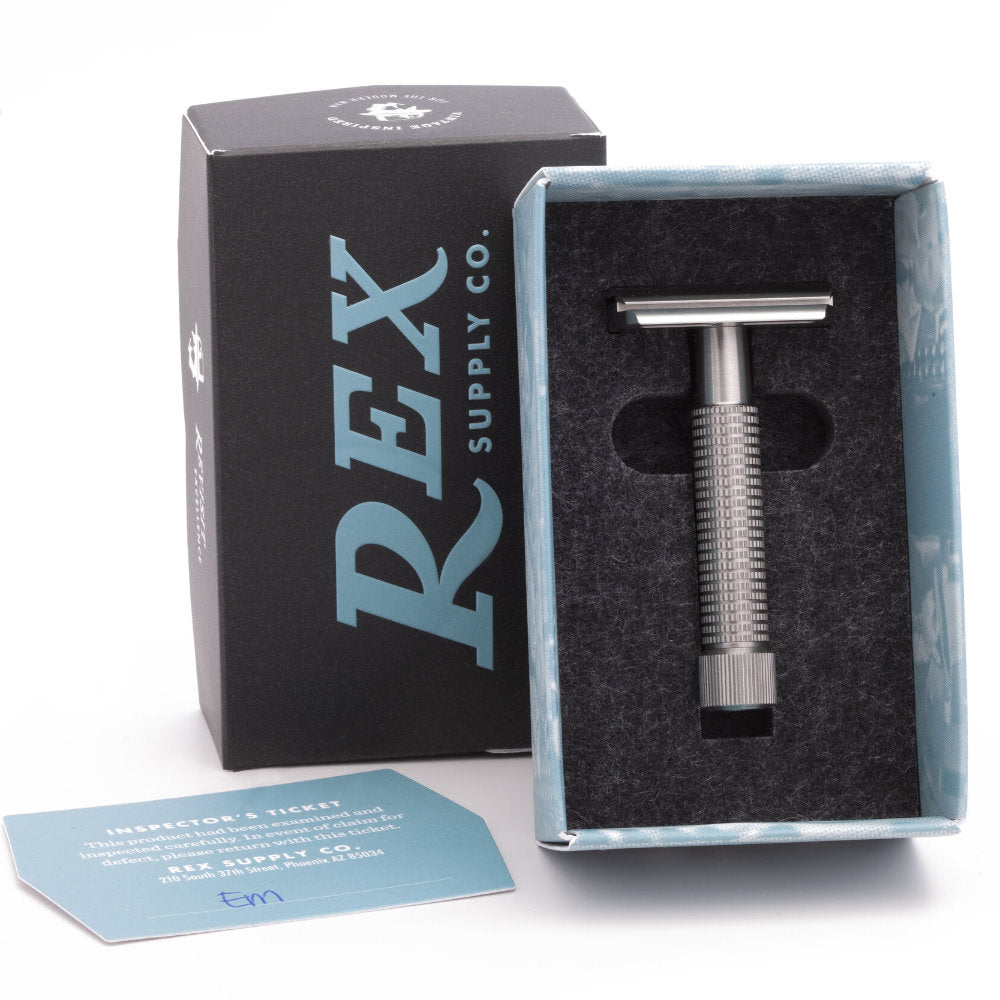 Rex Envoy Stainless Steel Rasierhobel - No More Beard