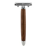 Fatip Wood Testina Gentile Rasierhobel - Walnuss (Noce) - No More Beard