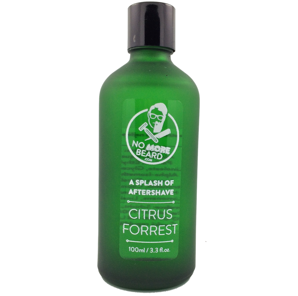 No More Beard Citrus Forrest Aftershave Splash - No More Beard