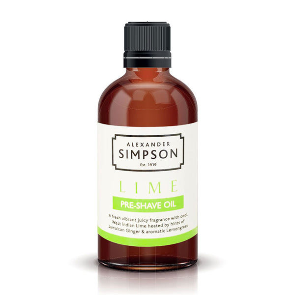 Simpsons Pre-Shave Oil - Lime - No More Beard