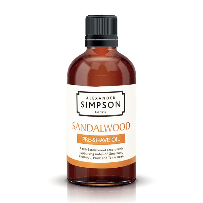 Simpsons Pre-Shave Oil - Sandelholz - No More Beard