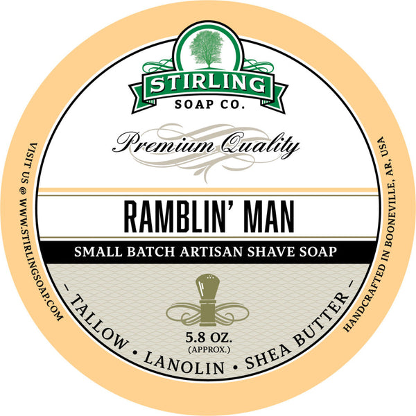 Stirling Ramblin’ Man Rasierseife - No More Beard