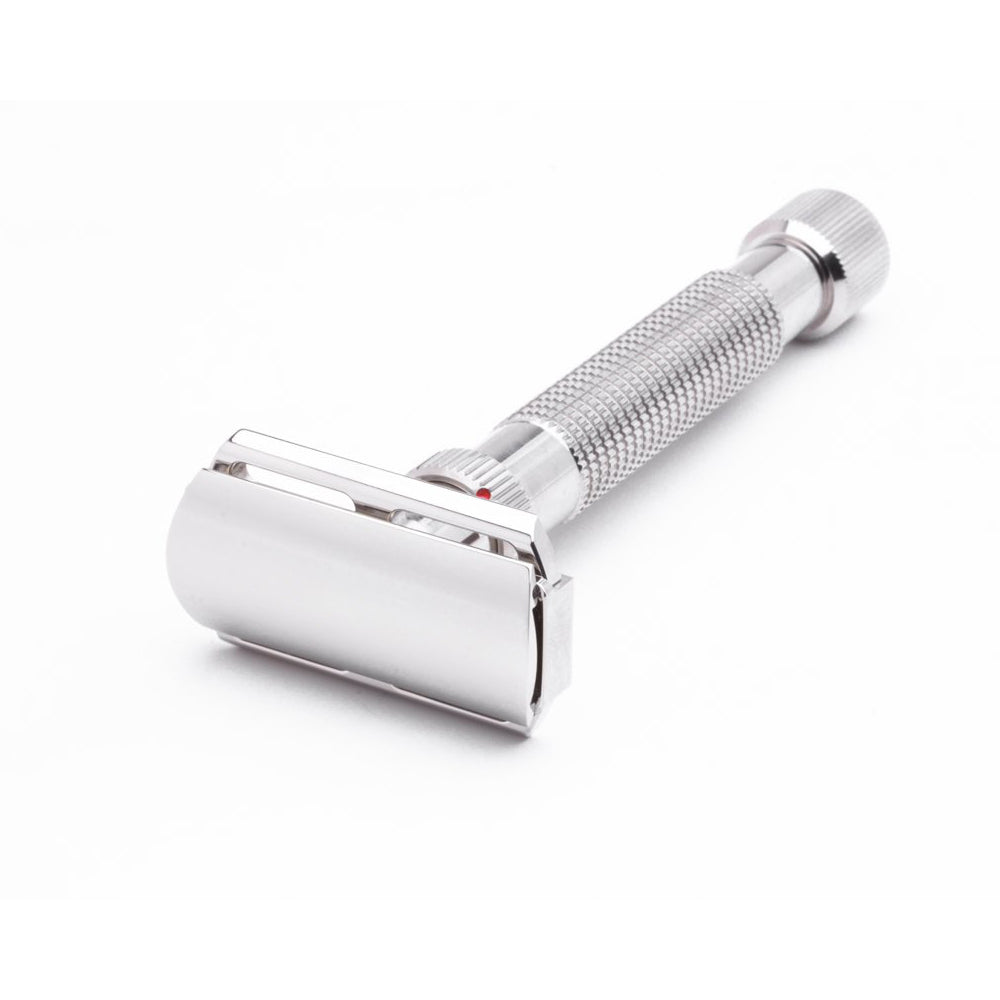 Rex Ambassador XL Adjustable Stainless Steel Rasierhobel - No More Beard