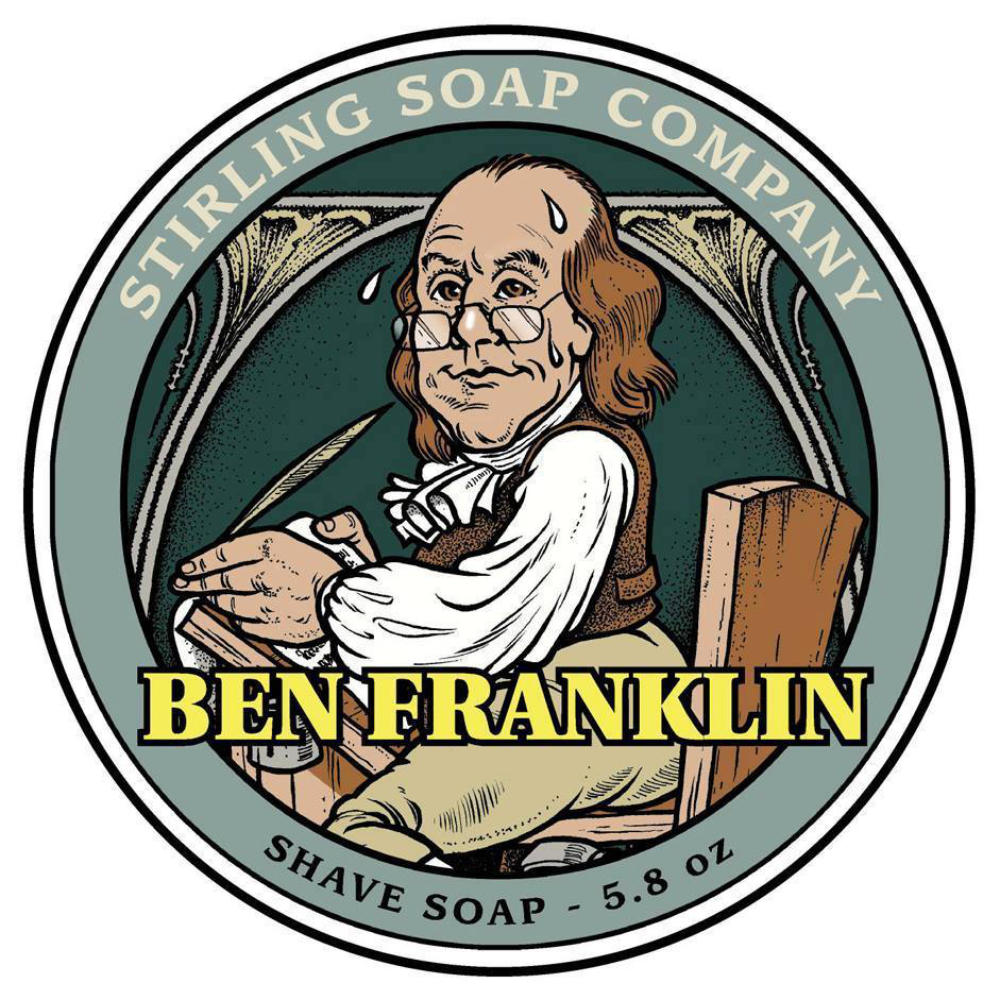 Stirling Ben Franklin Rasierseife - No More Beard