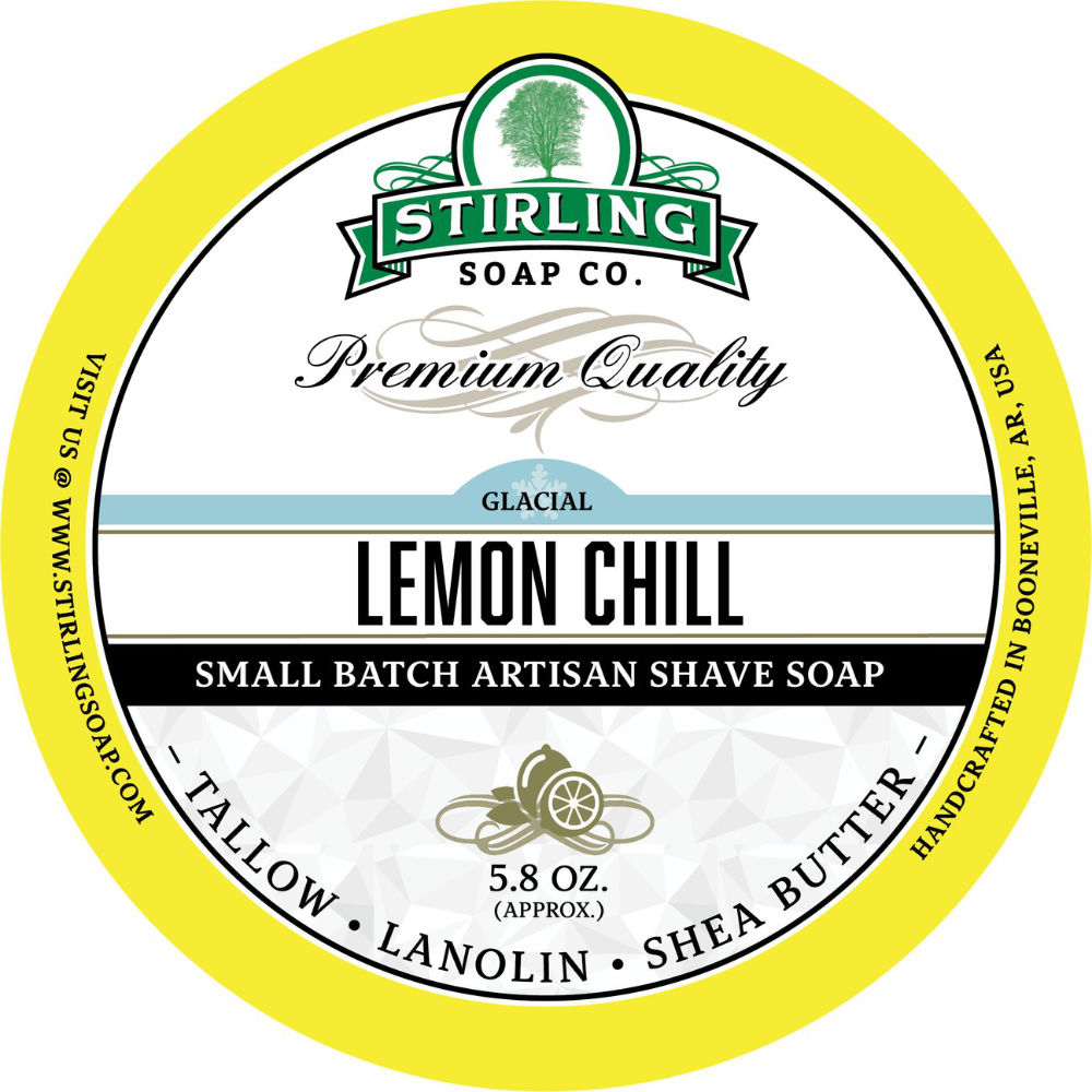 Stirling Glacial Lemon Chill Rasierseife - No More Beard