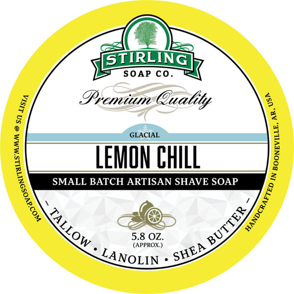 Stirling Glacial Lemon Chill Rasierseife - No More Beard