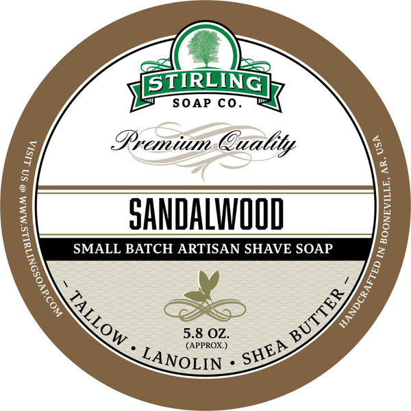 Stirling Sandalwood Rasierseife - No More Beard