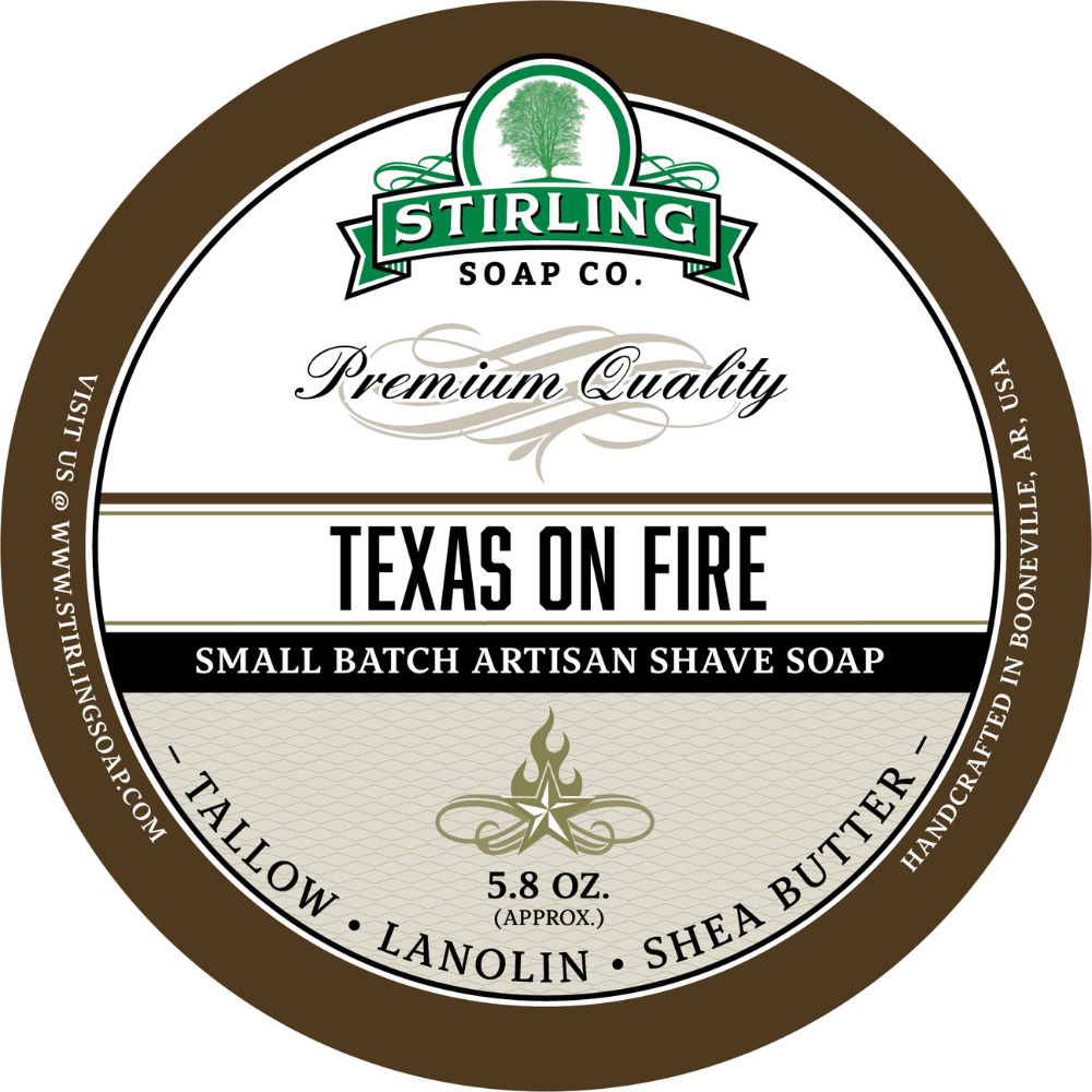 Stirling Texas On Fire Rasierseife - No More Beard