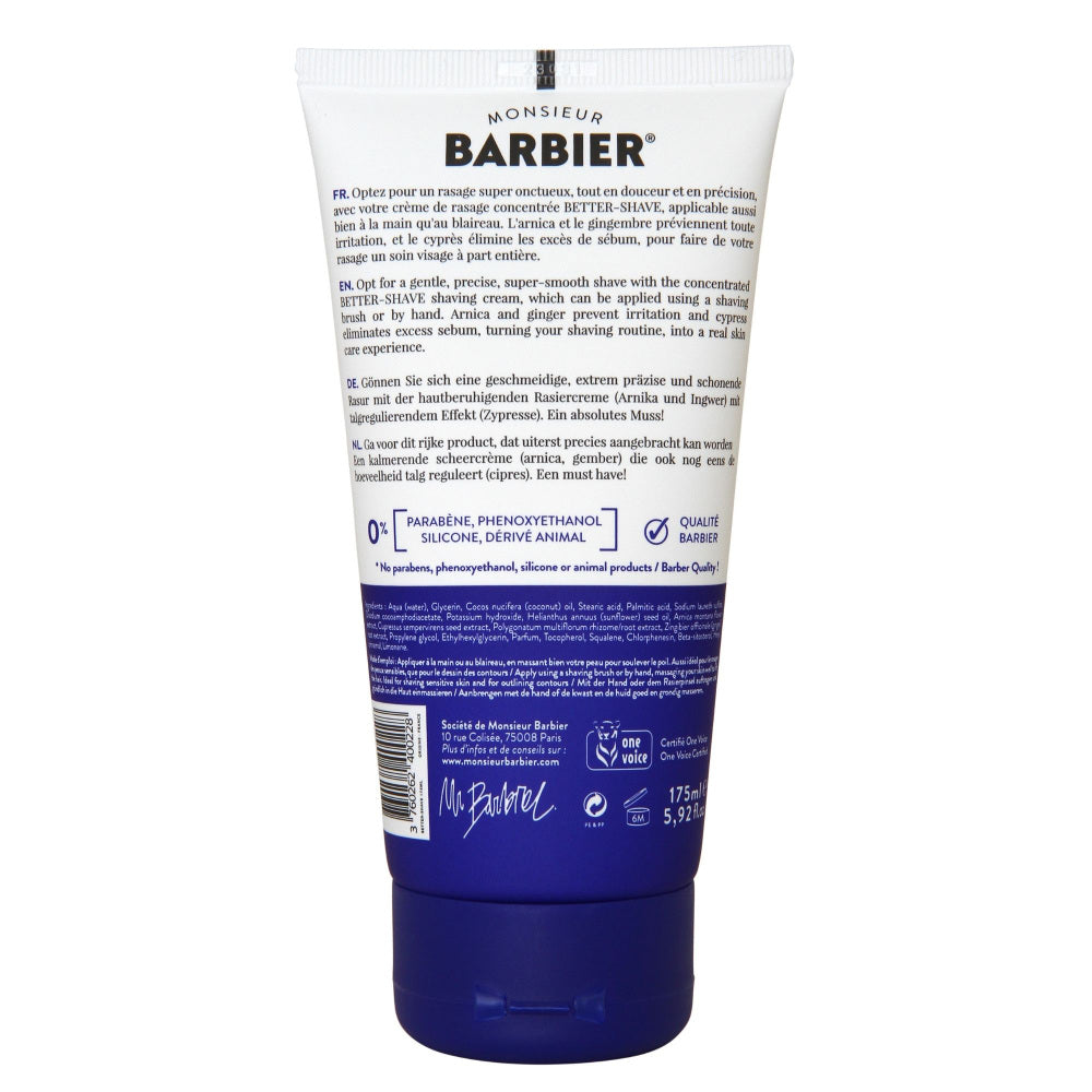 Monsieur Barbier Better Shave - Rasiercreme - No More Beard