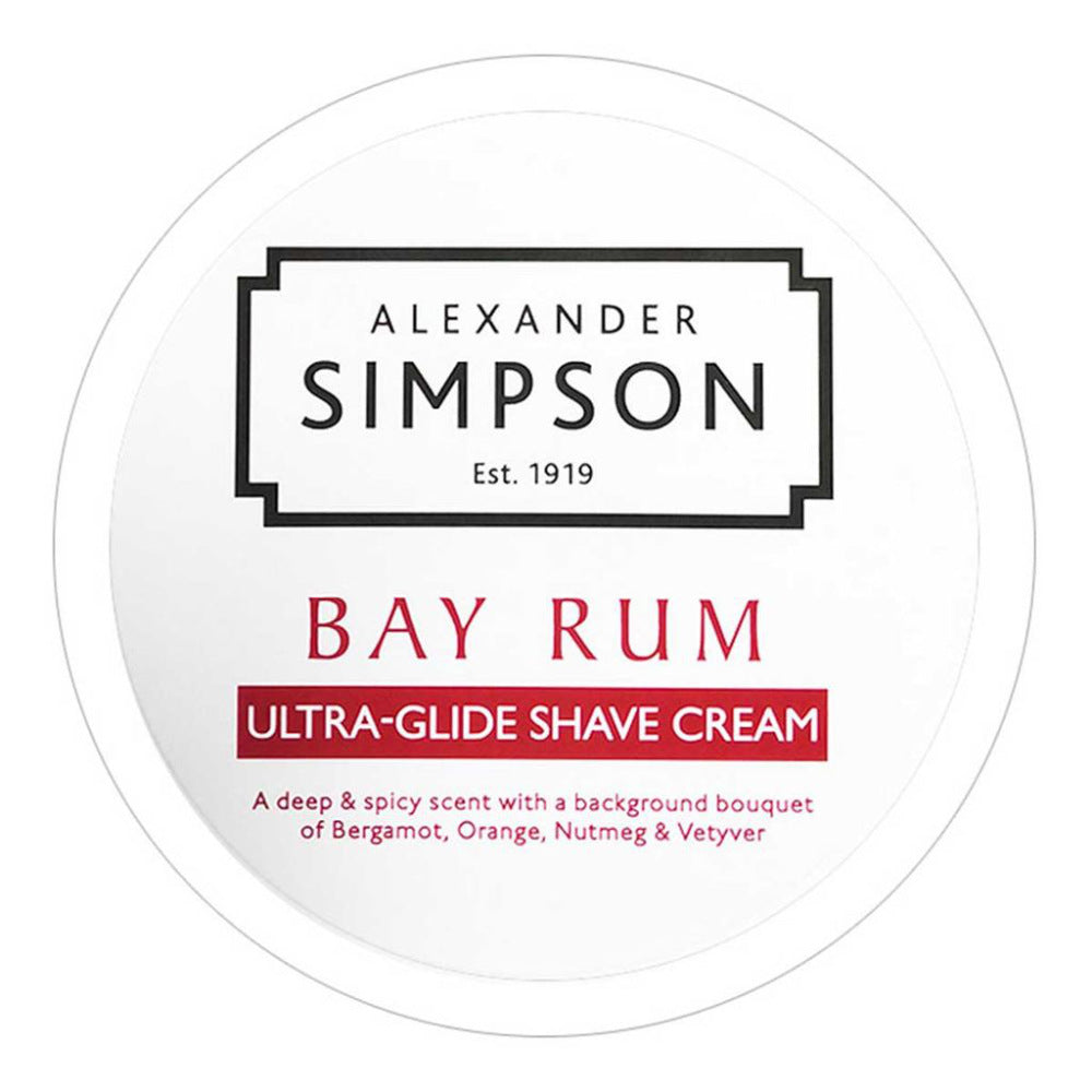 Simpsons Ultra-Glide Shave Cream Bay Rum - Rasiercreme - No More Beard