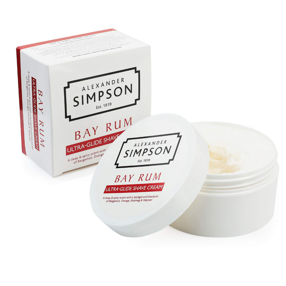 Simpsons Ultra-Glide Shave Cream Bay Rum - Rasiercreme - No More Beard