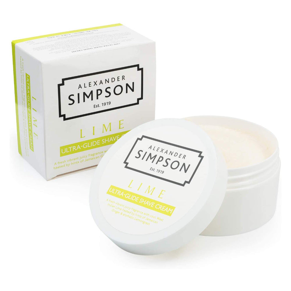 Simpsons Ultra Glide Shave Cream Lime - Rasiercreme - No More Beard