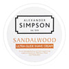 Simpsons Ultra Glide Shave Cream Sandalwood - Rasiercreme - No More Beard